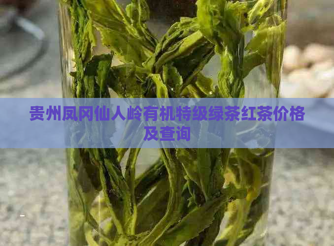 贵州凤冈仙人岭有机特级绿茶红茶价格及查询