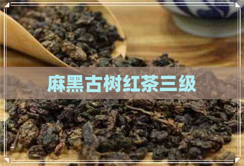 麻黑古树红茶三级