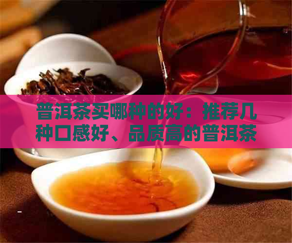 普洱茶买哪种的好：推荐几种口感好、品质高的普洱茶