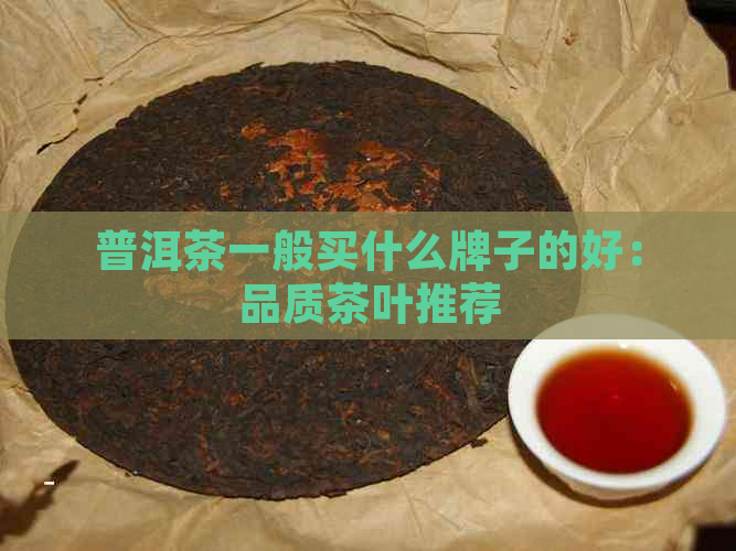 普洱茶一般买什么牌子的好：品质茶叶推荐