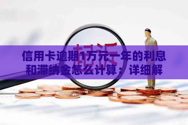 信用卡逾期1万元一年的利息和滞纳金怎么计算：详细解析