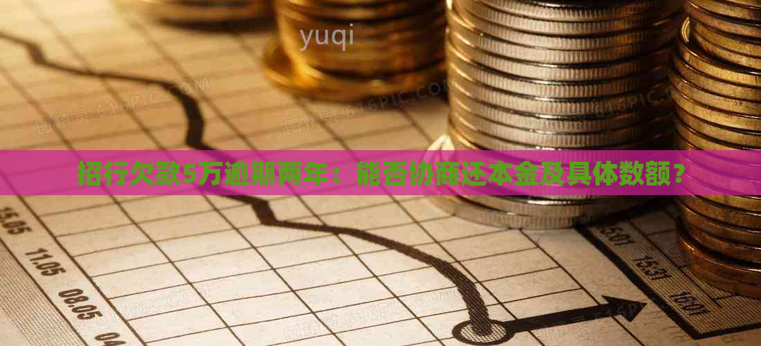 招行欠款5万逾期两年：能否协商还本金及具体数额？