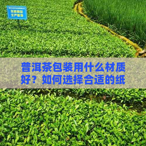 普洱茶包装用什么材质好？如何选择合适的纸质包装？