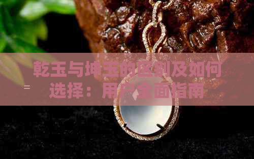 乾玉与坤玉的区别及如何选择：用户全面指南