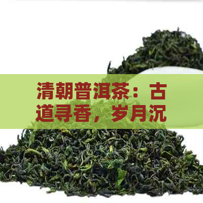 清朝普洱茶：古道寻香，岁月沉淀的优雅味道