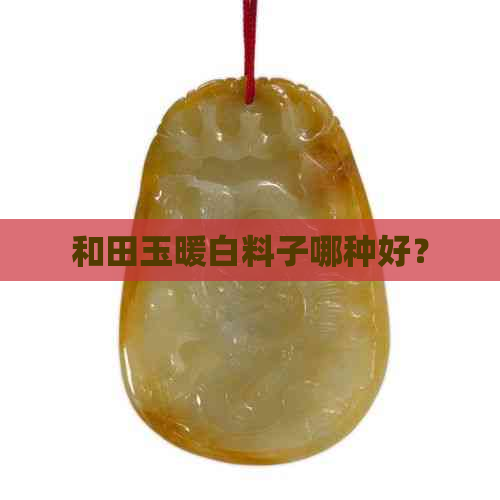 和田玉暖白料子哪种好？