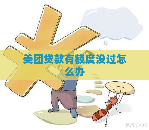 美团贷款有额度没过怎么办