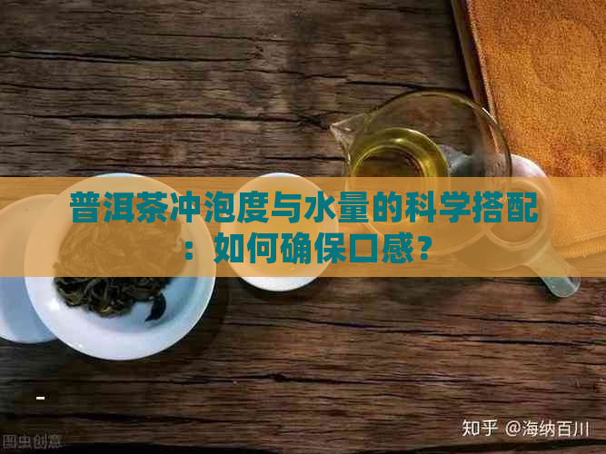 普洱茶冲泡度与水量的科学搭配：如何确保口感？