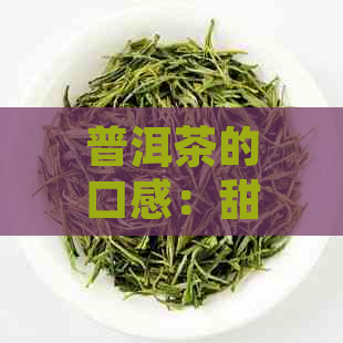 普洱茶的口感：甜味还是其他风味？