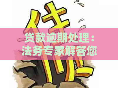 贷款逾期处理：法务专家解答您的担忧和应对策略