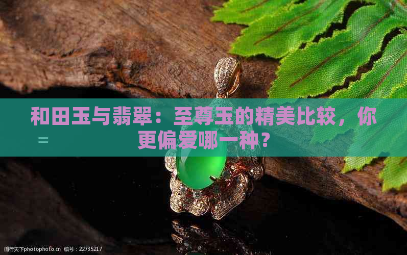 和田玉与翡翠：至尊玉的精美比较，你更偏爱哪一种？