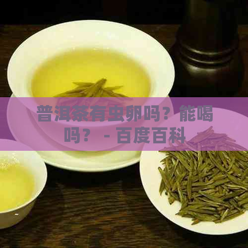 普洱茶有虫卵吗？能喝吗？ - 百度百科