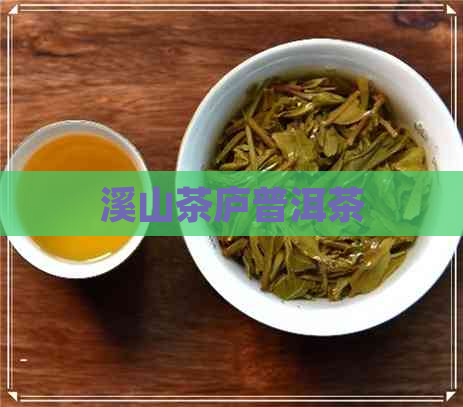 溪山茶庐普洱茶