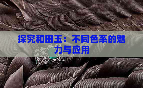 探究和田玉：不同色系的魅力与应用