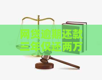 网贷逾期还款三年仅还两万合理吗？用户安全如何保障？