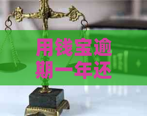 用钱宝逾期一年还款如何解决