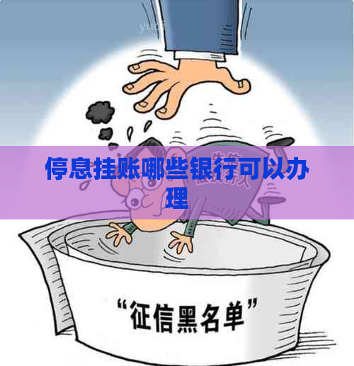 停息挂账哪些银行可以办理