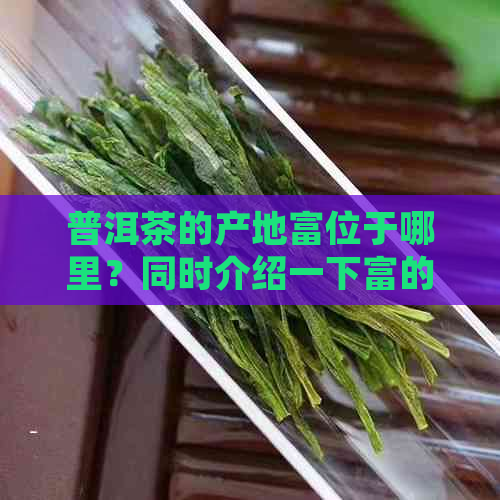 普洱茶的产地富位于哪里？同时介绍一下富的普洱茶特点和制作工艺。