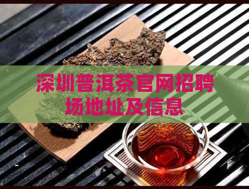 深圳普洱茶官网招聘场地址及信息