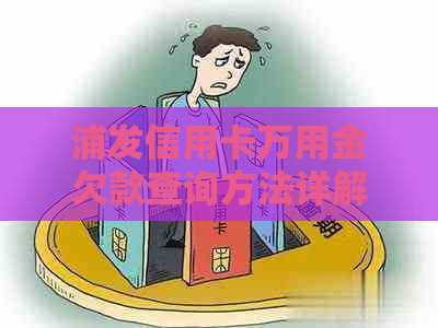 浦发信用卡万用金欠款查询方法详解