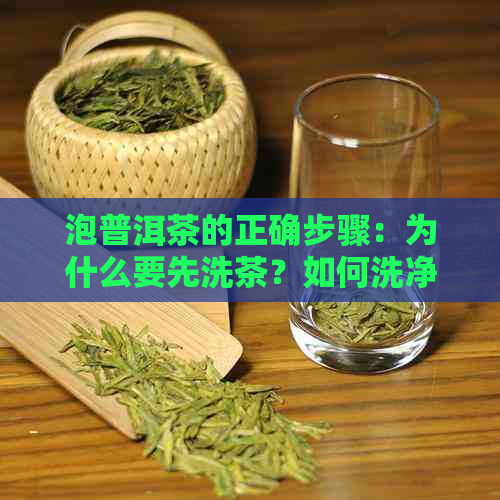 泡普洱茶的正确步骤：为什么要先洗茶？如何洗净茶叶？如何控制浸泡时间？