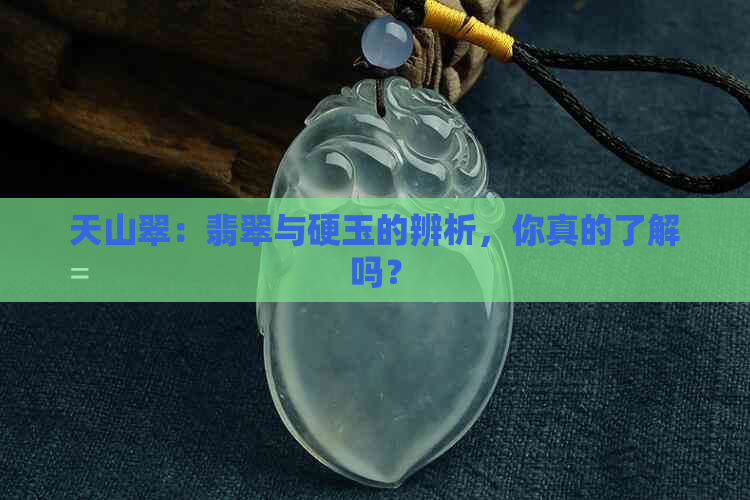 天山翠：翡翠与硬玉的辨析，你真的了解吗？