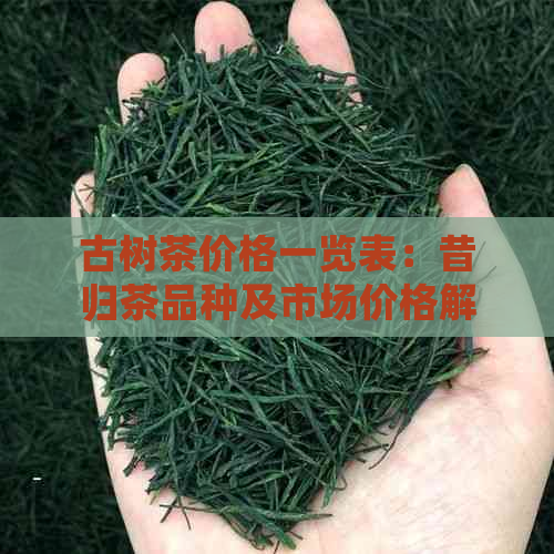 古树茶价格一览表：昔归茶品种及市场价格解析