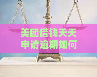 美团借钱天天申请逾期如何处理