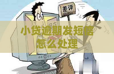 小贷逾期发短信怎么处理