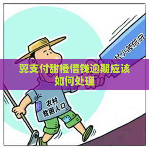 翼支付甜橙借钱逾期应该如何处理