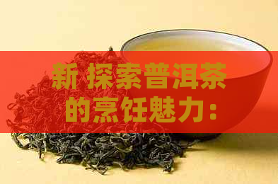 新 探索普洱茶的烹饪魅力：如何将普洱茶融入日常菜肴中