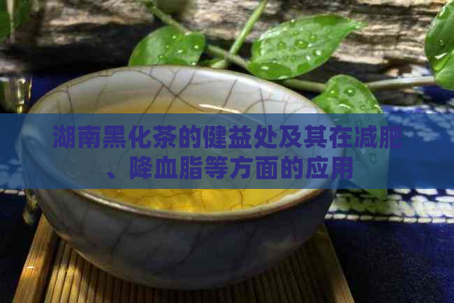 湖南黑化茶的健益处及其在减肥、降血脂等方面的应用