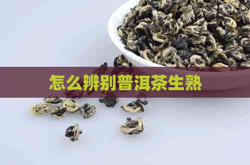 怎么辨别普洱茶生熟