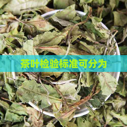 茶叶检验标准可分为