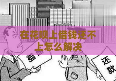 在花呗上借钱还不上怎么解决