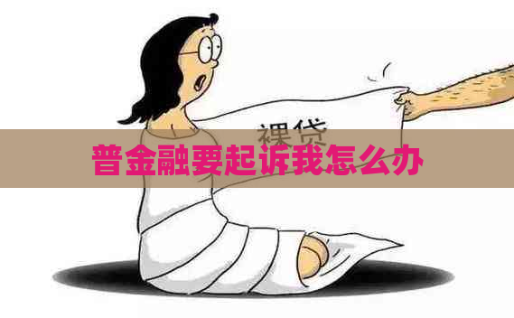 普金融要起诉我怎么办