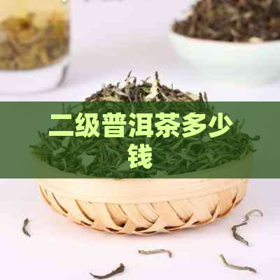 二级普洱茶多少钱