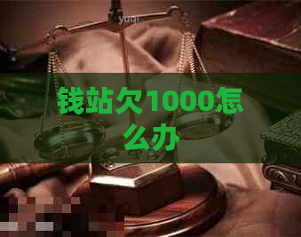 钱站欠1000怎么办