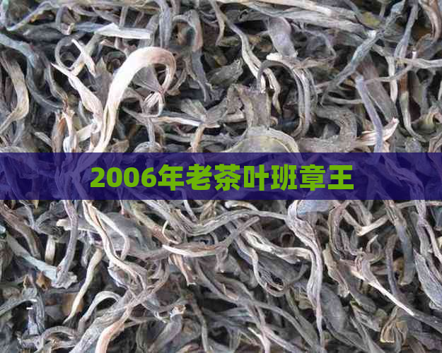 2006年老茶叶班章王