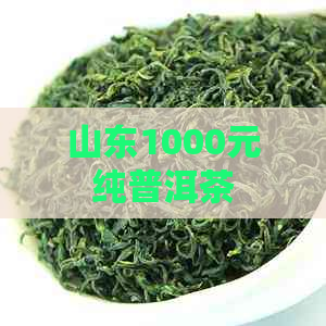 山东1000元纯普洱茶