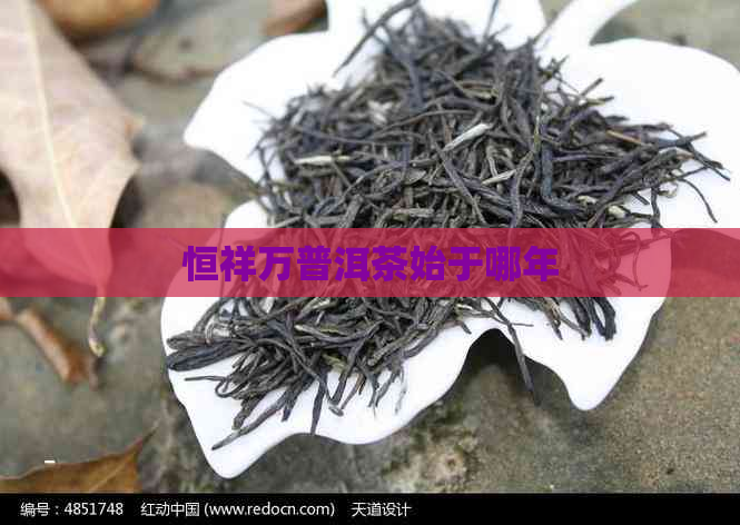 恒祥万普洱茶始于哪年