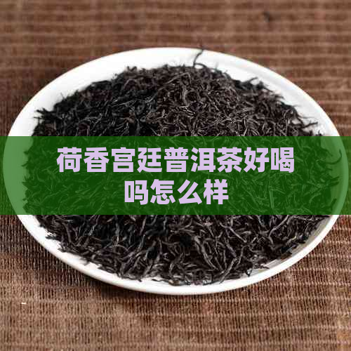 荷香宫廷普洱茶好喝吗怎么样