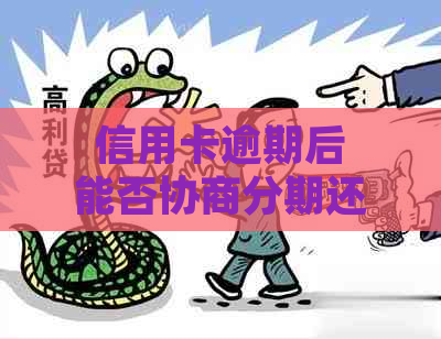 信用卡逾期后能否协商分期还款？了解详细操作步骤和条件