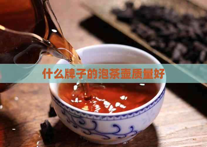 什么牌子的泡茶壶质量好