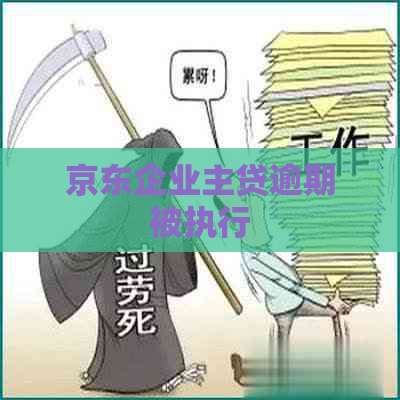 京东企业主贷逾期被执行