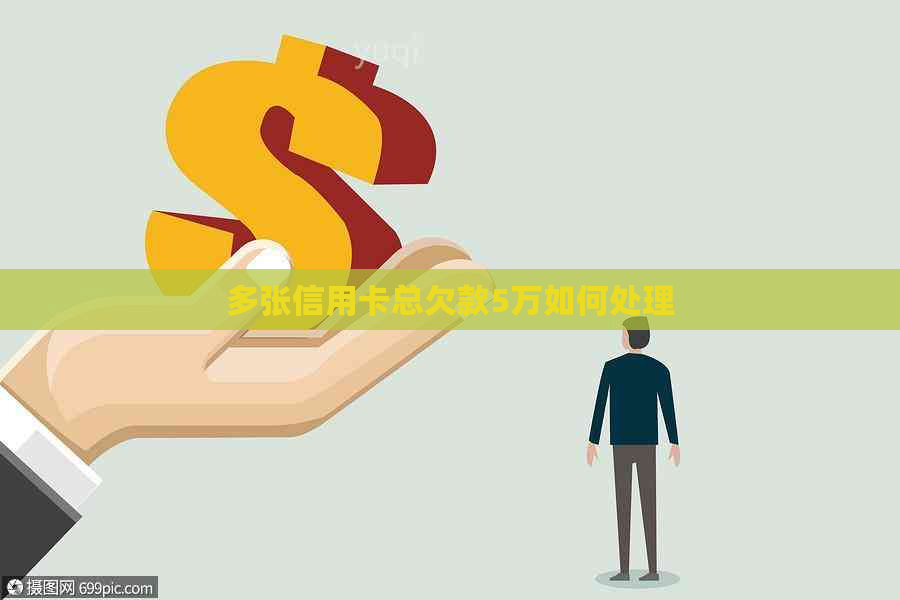 多张信用卡总欠款5万如何处理