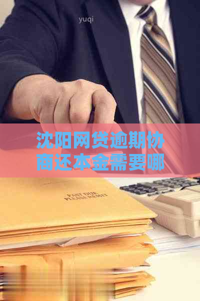 沈阳网贷逾期协商还本金需要哪些步骤