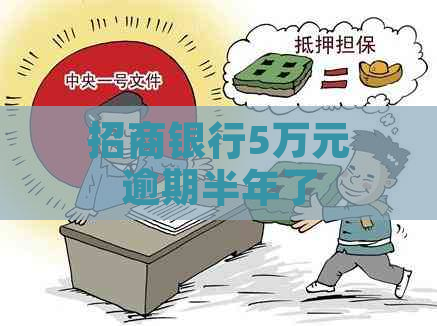 招商银行5万元逾期半年了