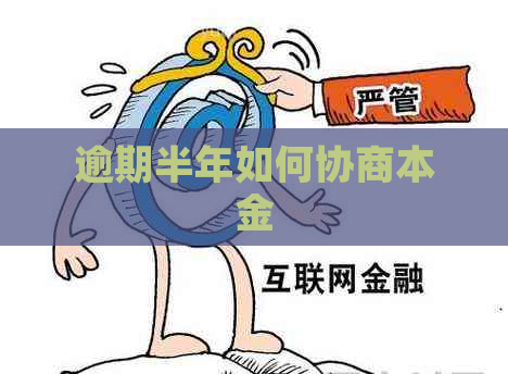 逾期半年如何协商本金