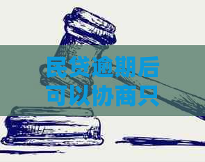 民贷逾期后可以协商只还本金吗